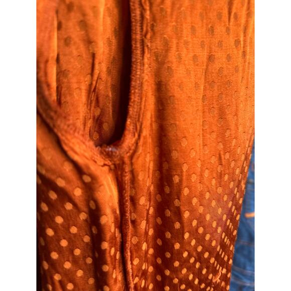 Pumpkin Polka Dot Autumn Duster Size Small by LEITH - Picture 11 of 12